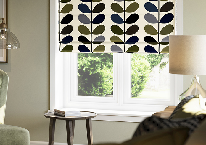 Orla Kiely Multi Stem, Moss - Twist&Fit Roman Blind - Image 5